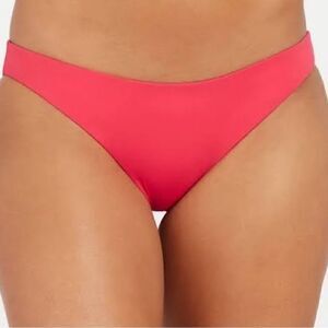 NWT SPANX Swim Classic Bikini Bottom Hot Pink Hibiscus XL Double Layer UPF 50